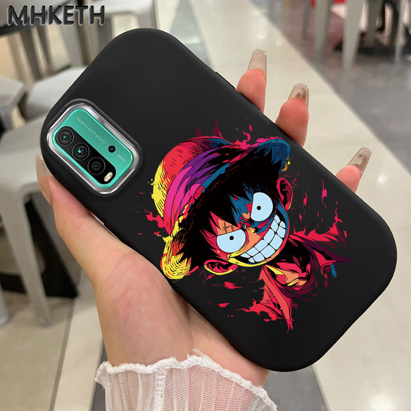 MHKETH เคสสำหรับ Xiaomi Redmi 9T 9 Power เคสโทรศัพท์ซิลิโคนกันกระแทกลายการ์ตูนอะนิเมะ