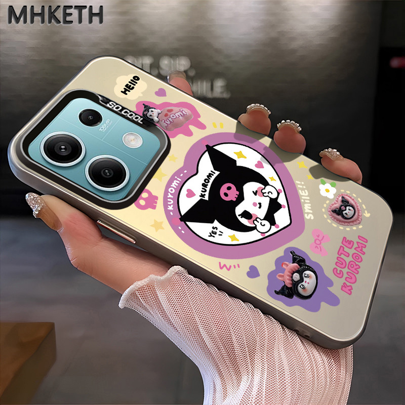 MHKETH เคสสำหรับ Xiaomi Redmi Note 13 4G Note 13 Pro 5G Poco X6 5G เคสโทรศัพท์ผู้หญิงการ์ตูนน่ารัก