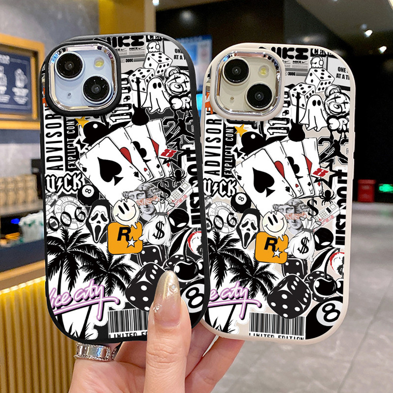 เคสสำหรับ OPPO A60 4G เคสโทรศัพท์แบรนด์อินเทรนด์กันกระแทกกลมและอ้วน - รูปที่ 3