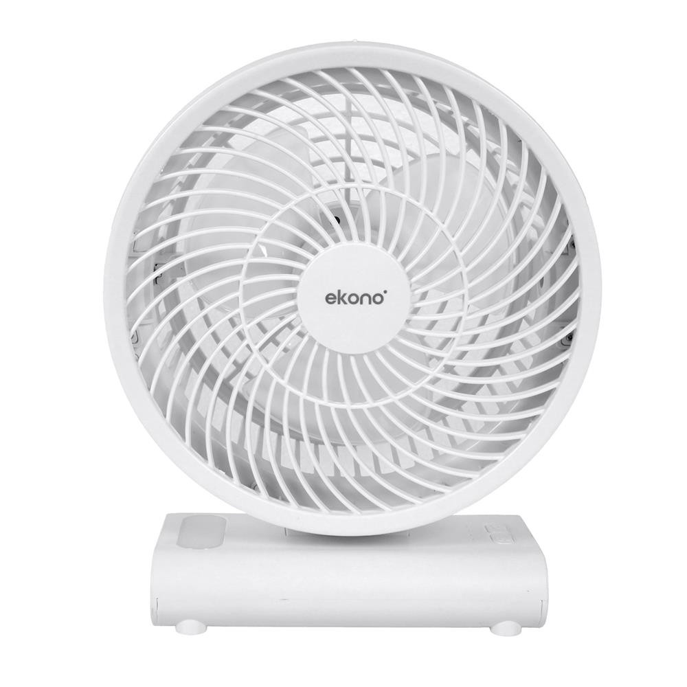 HomePro พัดลมพกพา 8 นิ้ว  EK-PTB01 สีขาว แบรนด์ EKONO