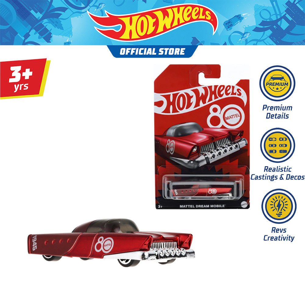 Hot Wheels Mattel 80th Dream Mobile รถฮอตวีล รุ่นฉลอง 80 ปี แมทเทล JGF64