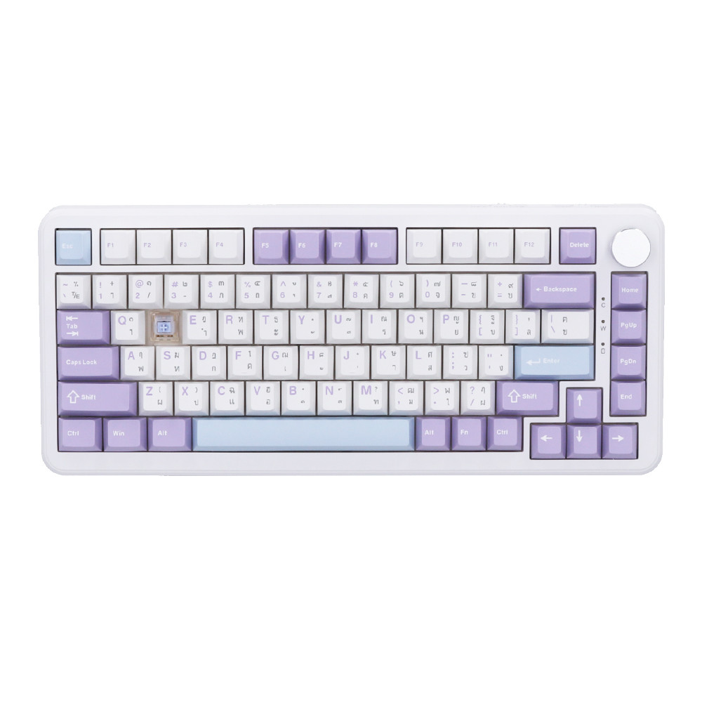 WIRELESS KEYBOARD (คีย์บอร์ดไร้สาย) AJAZZ AK820 MAX STANDARD VERSION (MOUNTAIN MIST) (GIFT SWITCH RG