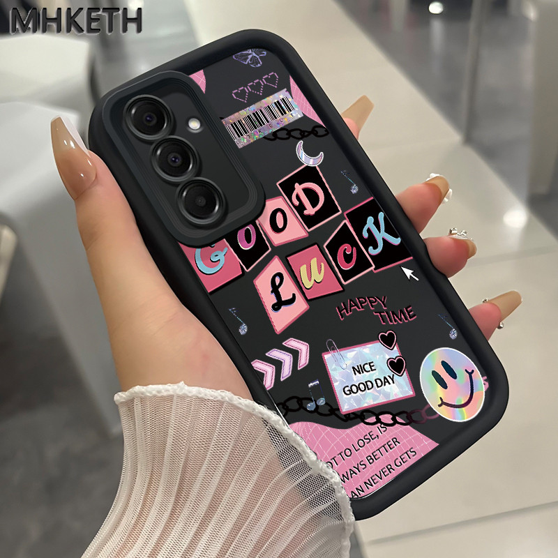 MHKETH เคสสำหรับ Samsung A16 4G A16 5G เคสโทรศัพท์มือถือกันกระแทกดีไซน์ใหม่สุดเก๋