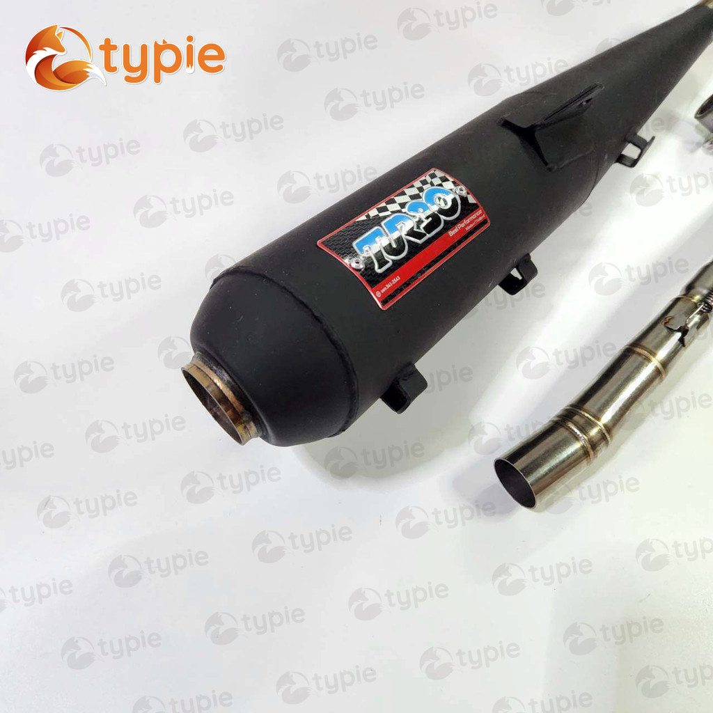 TURBO ท่อผ่า ผ่าดัง ทรงเดิม WAVE110i 2021-2023 LED คอลายสปริง จุกเลสโต แถมแคดลดเสียง ***มี มอก.*** คอ26 ออก32 ใช้สำ QTP - รูปที่ 3