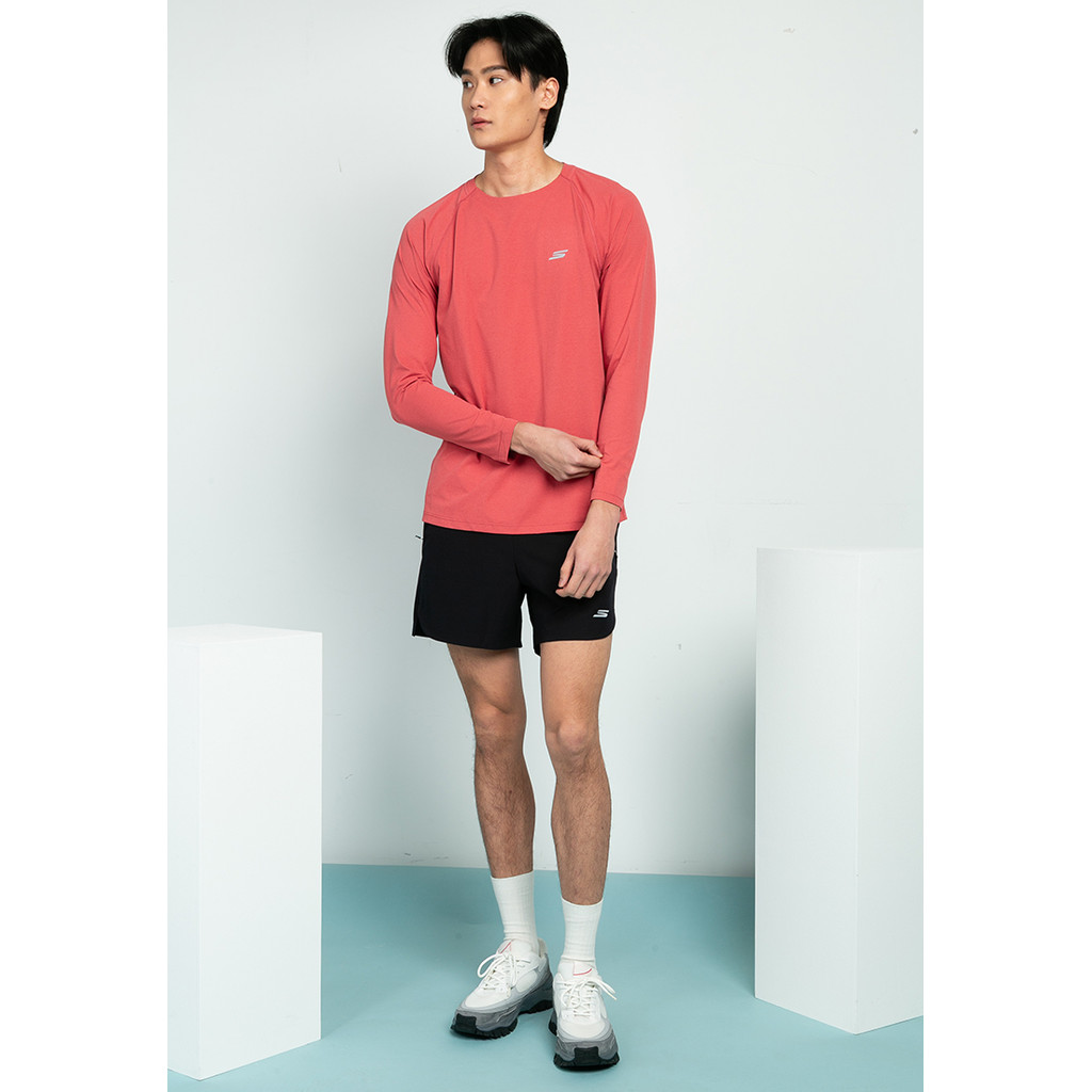 Skechers สเก็ตเชอร์ส เสื้อยืดแขนยาวผู้ชาย Men Walking Performance Long Sleeve Tee - SP325M284-MR01 — صورة 4