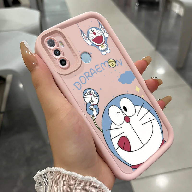 เคสสำหรับ OPPO A53 2020 A33 2020 A53s A32 A94 F19 Pro Reno 5F 5 Lite A11s เคสโทรศัพท์แมวสามสีซิลิโคนกันกระแทก