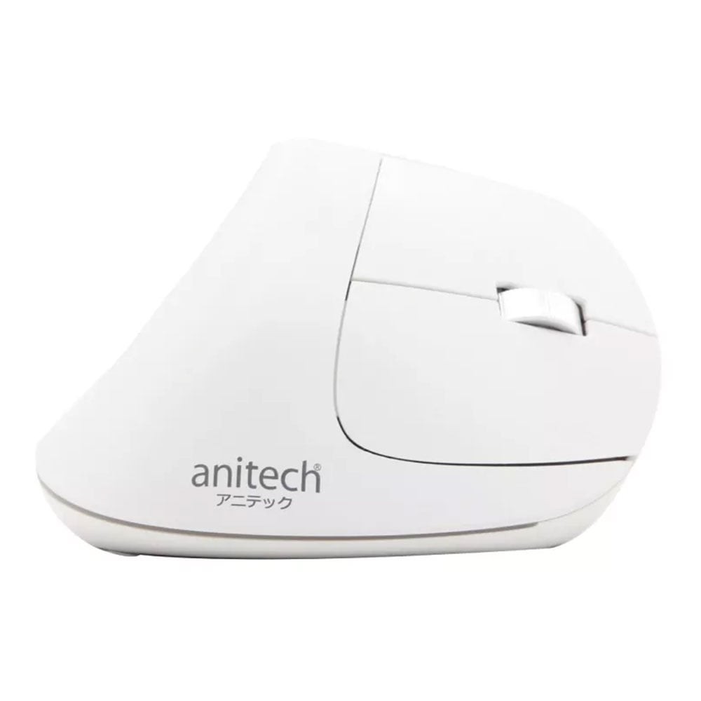 เมาส์ไร้สาย WIRELESS MOUSE (เมาส์ไร้สาย) ANITECH WIRELESS ERGONOMIC W230-WH WHITE