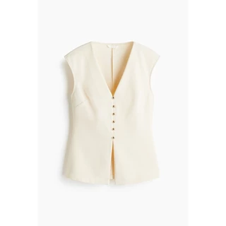 H&M(เอชแอนด์เอ็ม) เสื้อกั๊ก Interlock ผู้หญิง 1299851
