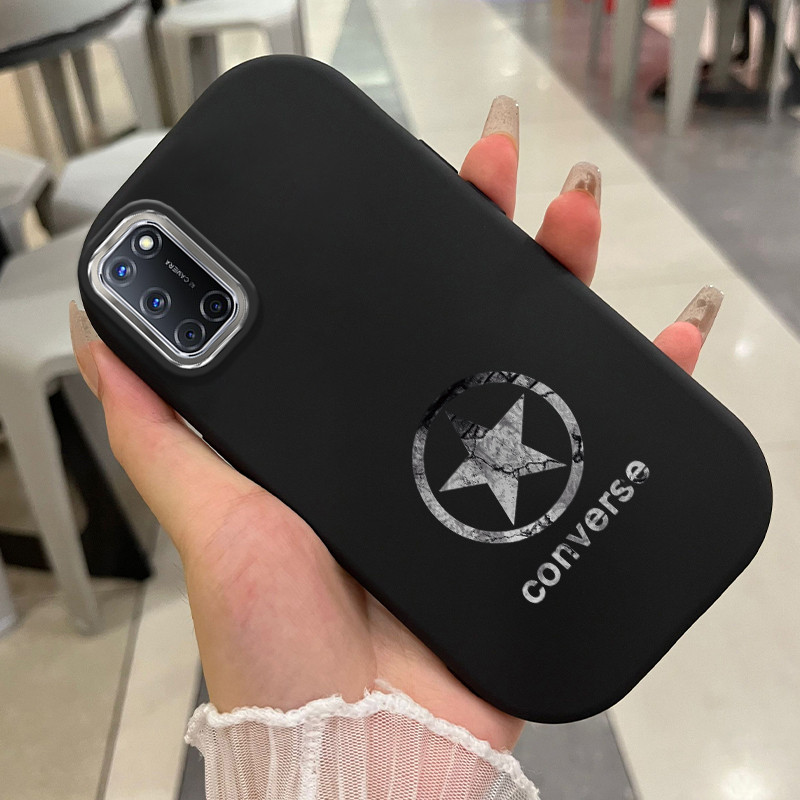 เคสสำหรับ OPPO A52 A72 A92 A74 A95 F19 F19s เคสโทรศัพท์ดาวนกกันกระแทกกลมและอ้วน