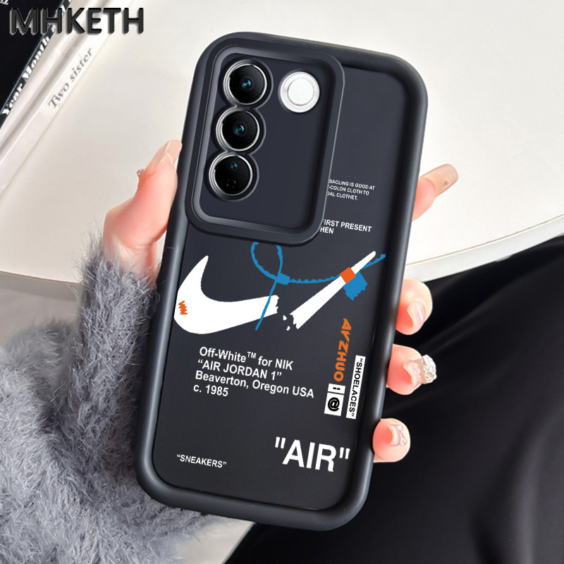 MHKEID เคสสำหรับ VIVO V27 5G V27 Pro 5G S16 5G S16 Pro 5G เคสโทรศัพท์ตะขอถอดยี่ห้ออินเทรนด์ส่วนบุคคล ราคา ถูกที่สุด ดีลบีเคเค