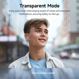 QCY Melobuds N50 True Wireless หูฟังไร้สาย In-Ear ตัดเสียงรบกวน ANC ไมค์ 6 ตัว AI ตัดเสียงรบกวน