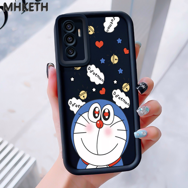 เคสสำหรับ VIVO V23E 4G V23E 5G Y75 เคสโทรศัพท์กันกระแทกซิลิโคนแบบเคลื่อนไหวได้น่ารัก