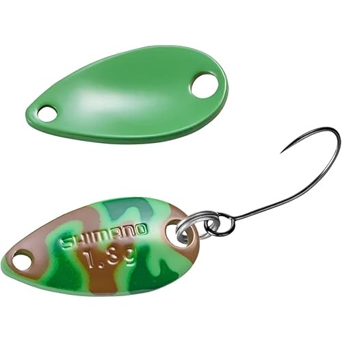 Shimano Trout Spoon Cariff Roll Swimmer Camo Edition 1.8G Tr-C18R 003 Green Bra
