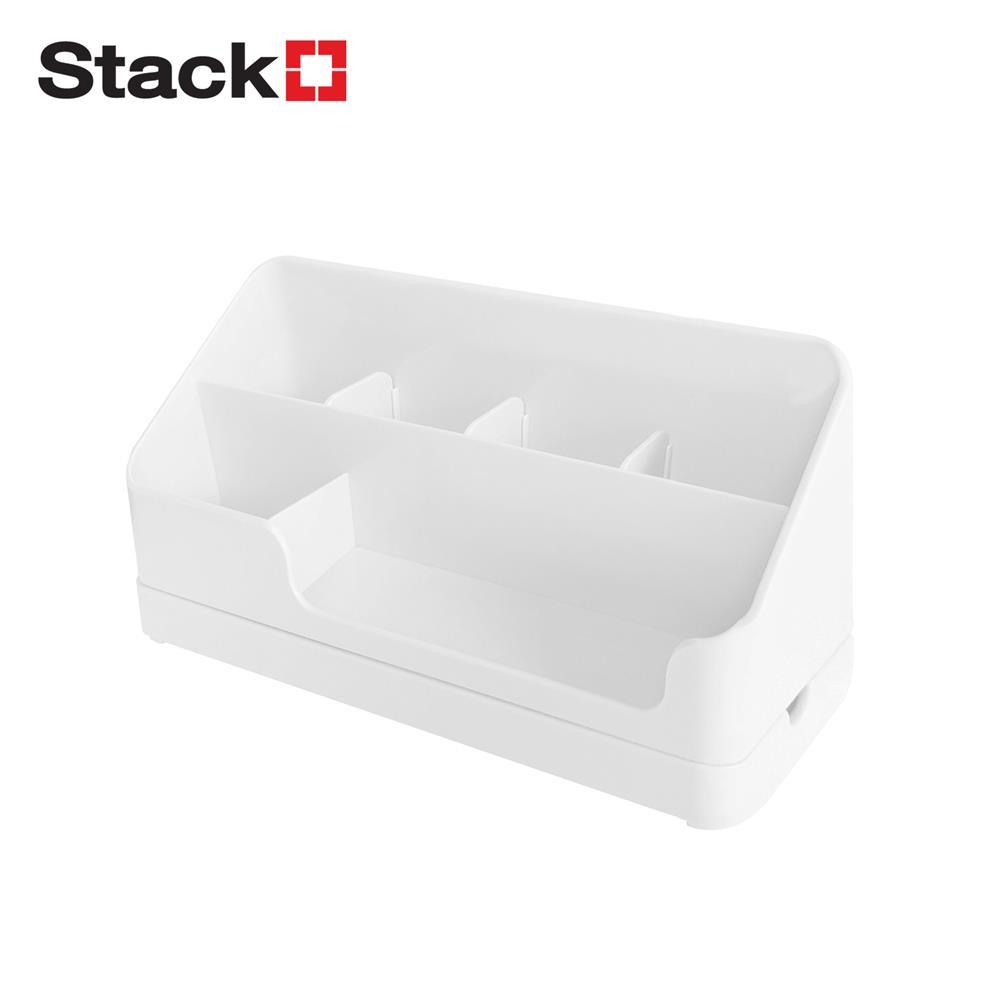 STACKO กล่องที่ใส่ปากกา 7.5x22.80x11.9 ซม. สีขาว จัดส่งโดย HomePro