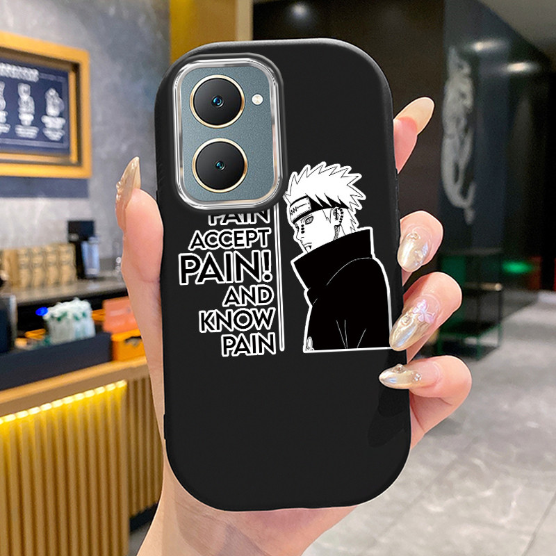 เคสสำหรับ VIVO Y03 Y03T Y18 Y18i Y18e Y18T Y37 5G Y28s 5G เคสโทรศัพท์ตัวละครอนิเมะกันกระแทกกลมและอ้วน