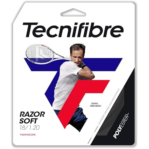 Tecnifibre Tennis Gut และ String Razor Soft 120, Laser Single 04Gras120N
