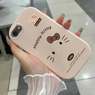 เคสสำหรับ iPhone 6 Plus 6s Plus 7 Plus 8 Plus X Xs Max Xr 11 Pro Max เคสโทรศัพท์แมวกันกระแทกกลมและอ้วน