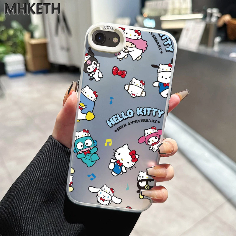 MHKETH เคสสำหรับ iPhone 6 Plus 6s Plus 7 Plus 8 Plus SE 2020 X Xr Xs Max เคสโทรศัพท์การ์ตูนผู้หญิงน่ารักขายดี