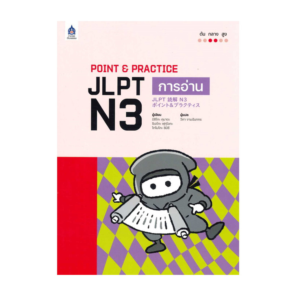 หนังสือ POINT & PRACTICE JLPT N3 การอ่าน ผู้แต่ง ยูการิ ฮนดะ,คานาโกะ มาเอโบ หนังสือภาษาต่างประเทศ DK
