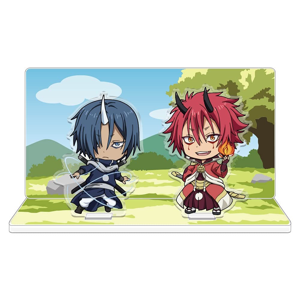 【ส่งตรงจากญี่ปุ่น】 Azu Maker ตอนนั้นฉันกลับชาติมาเกิดเป็นสไลม์ Acrylic Diorama D [Benimaru & Souei]