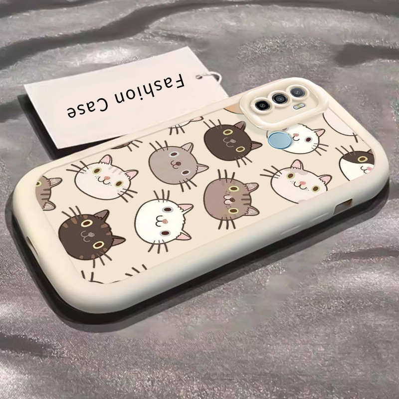 เคสสำหรับ OPPO A53 2020 A33 2020 A53s A32 A11s เคสโทรศัพท์แมวกันกระแทกป้องกันการตก