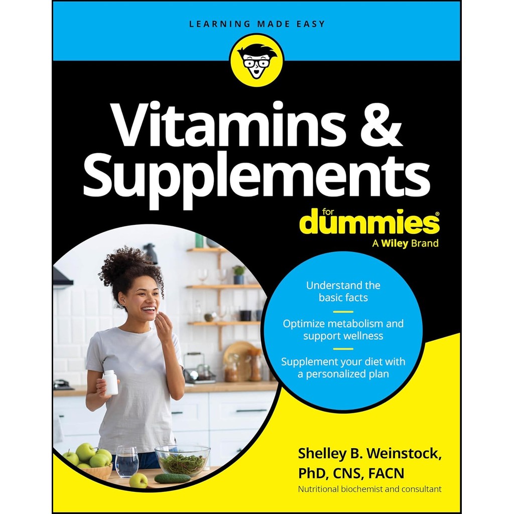 Chulabook|c321|หนังสือ|VITAMINS & SUPPLEMENTS FOR DUMMIES 9781394311507
