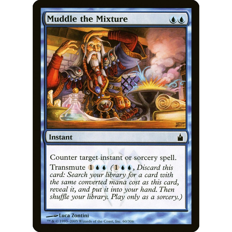 Muddle the Mixture RAV Ravnica: City of Guilds การ์ด Magic the Gathering [MTG] ของแท้