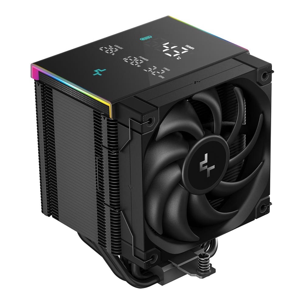 ระบบระบายความร้อนด้วยอากาศCPU AIR COOLER (พัดลมซีพียู) DEEPCOOL AK500 DIGITAL PRO (BLACK)