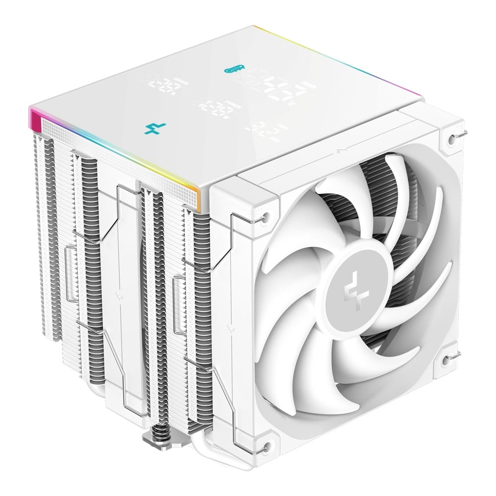ระบบระบายความร้อนด้วยอากาศCPU AIR COOLER (พัดลมซีพียู) DEEPCOOL AK620 DIGITAL PRO WH (WHITE)