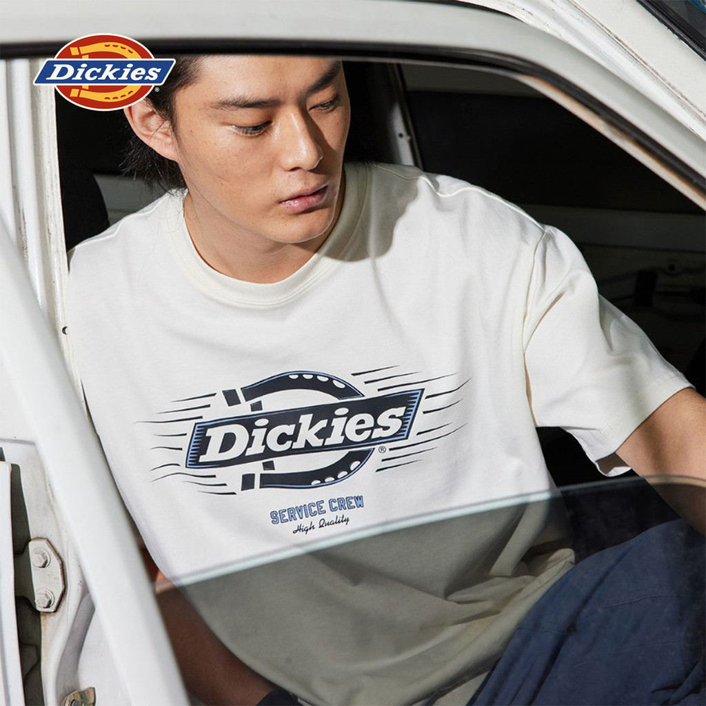 DICKIES MEN'S TEE SS - EGRET เสื้อยืด เสื้อยืดแขนสั้น ผู้ชาย