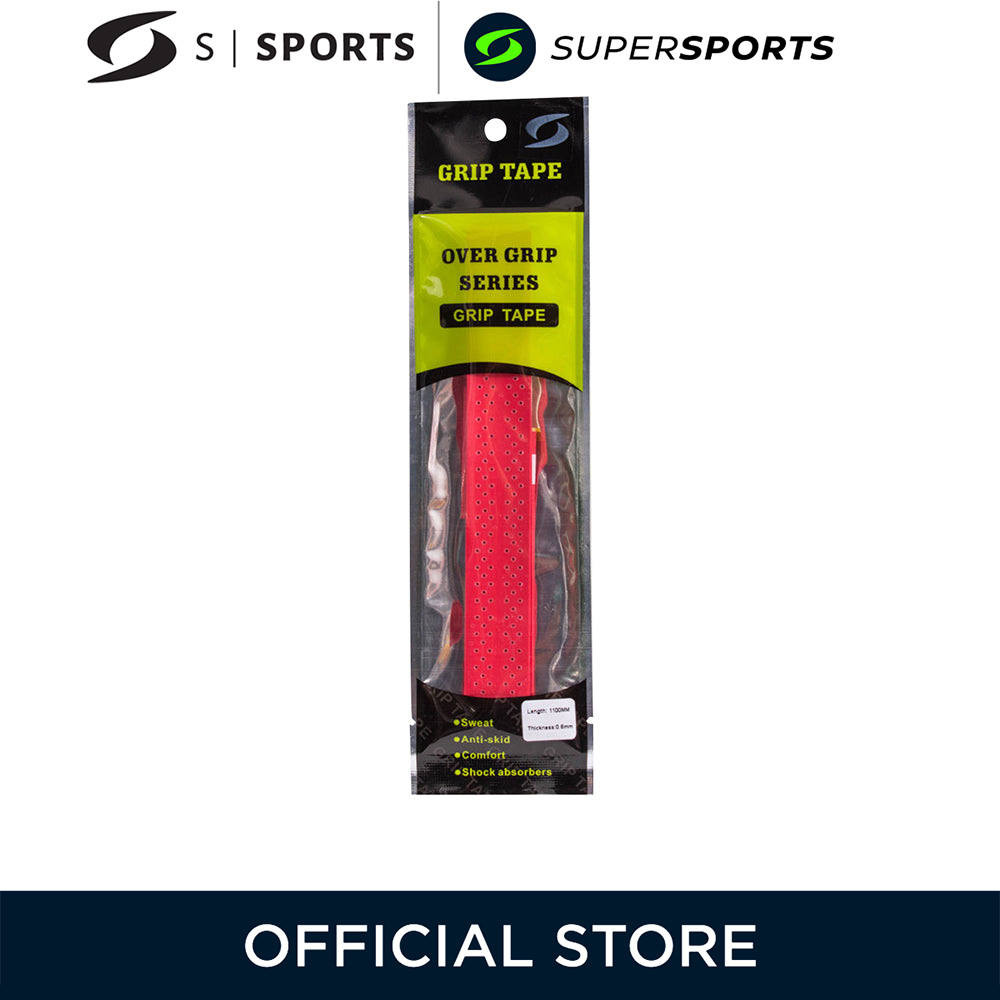 S SPORTS GRIPTAPE02RE เทปพันด้ามไม้แบดมินตัน