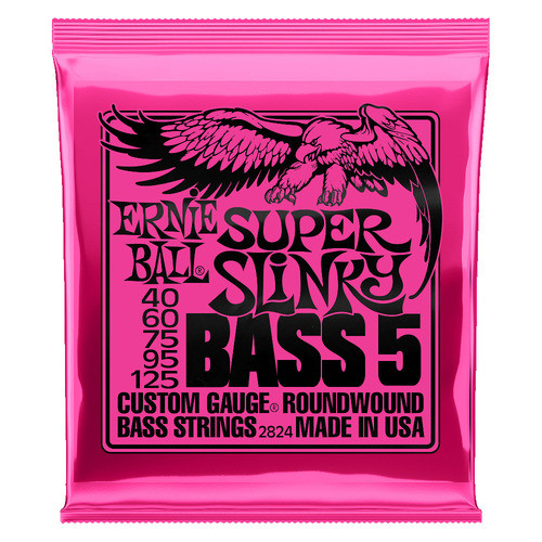 ERNIE BALL ERNIE BALL 2824 สายเบส 5 สาย 40-125 5-STRING SUPER SLINKY
