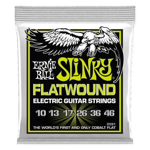ERNIE BALL ERNIE BALL 2591 สายกีตาร์ไฟฟ้า 10-46 REGULAR SLINKY FLATVOND
