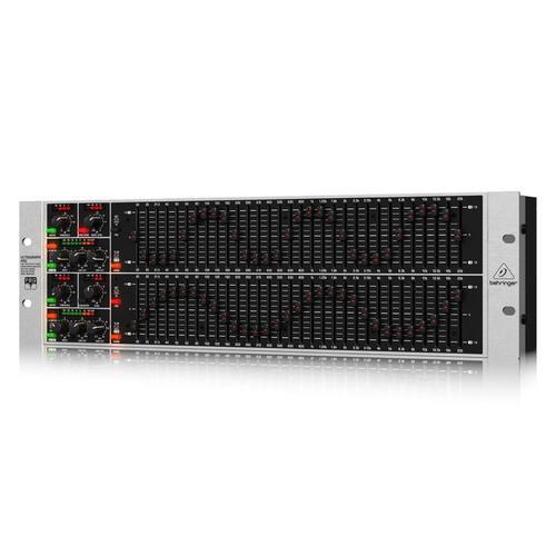 เบริงเกอร์ อีควอไลเซอร์กราฟิกพร้อมฟังก์ชันตรวจจับข้อเสนอแนะสเตอริโอ 31 แบนด์ ติดตั้งเอาต์พุตซับวูฟเฟ