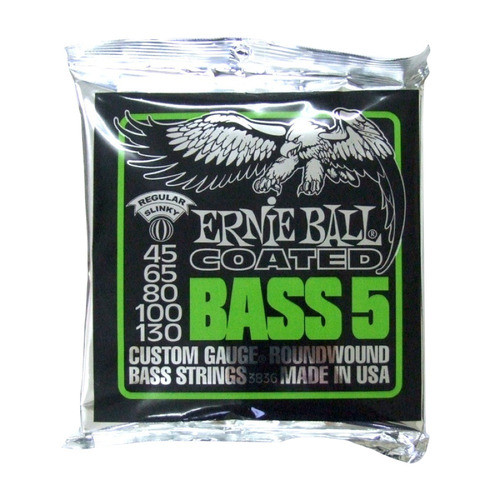 ERNIE BALL ERNIE BALL 3836 สายเบส 5 45-130 5-STRING COATED REGULAR SLINKY
