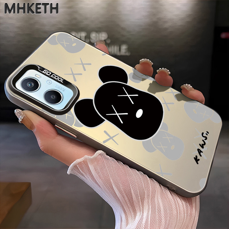 MHKETH เคสสำหรับ OPPO A36 A76 A96 เคสป้องกันโทรศัพท์ตกฝ้าแบบเรียบง่าย