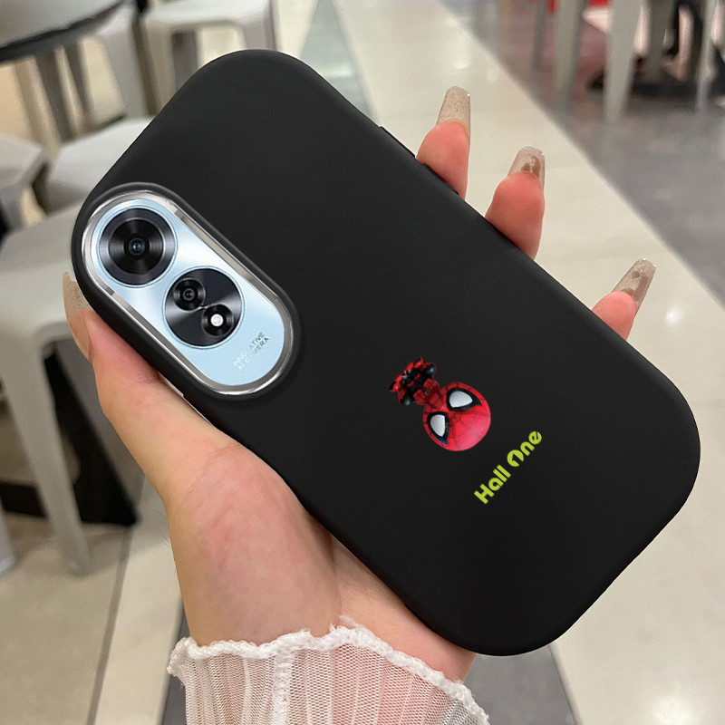 เคสสำหรับ OPPO A60 4G เคสโทรศัพท์รูปหลายเหลี่ยมเปลือกแก้วกันกระแทก