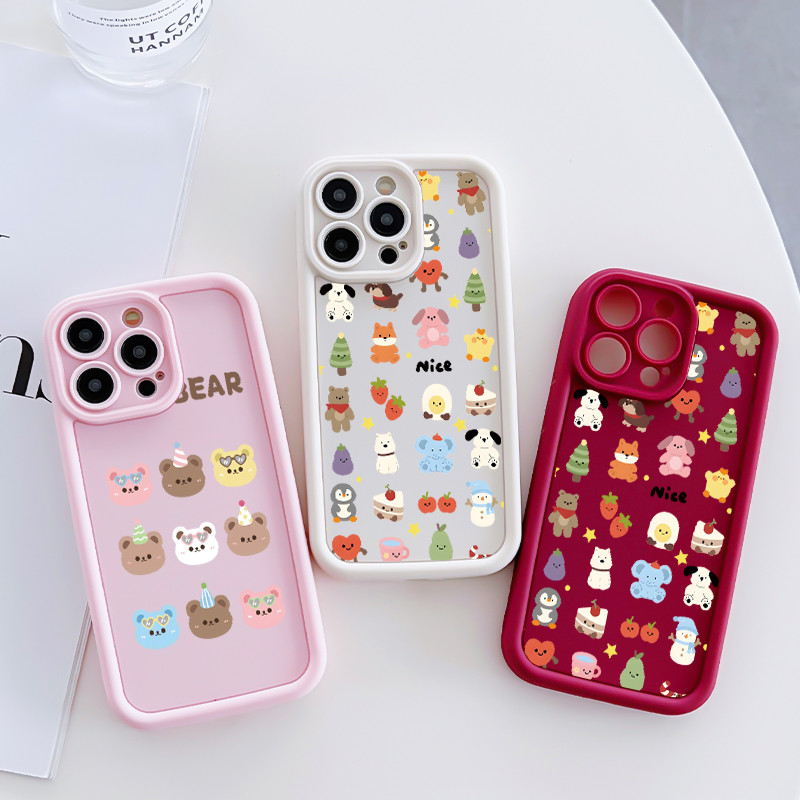 เคสสำหรับ Realme 5 Pro 5i 5s 6i C3 C3i Narzo 10 Narzo 10A Narzo 20A เคสโทรศัพท์สัตว์น่ารักซิลิโคนกันกระแทก - รูปที่ 3