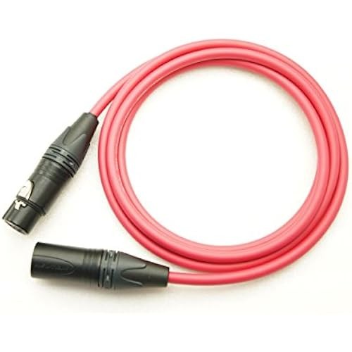 MOGAMI 2534 XLR Microphone Cable NEUTRIK Gold Plated 2m, Red