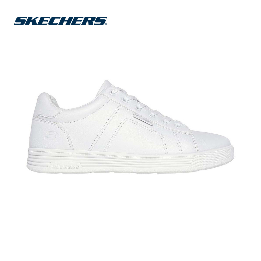 Skechers สเก็ตเชอร์ส รองเท้าผู้ชาย Men Cavell Usa Street Wear Shoes - 210946-WHT - Air-Cooled Memory Foam