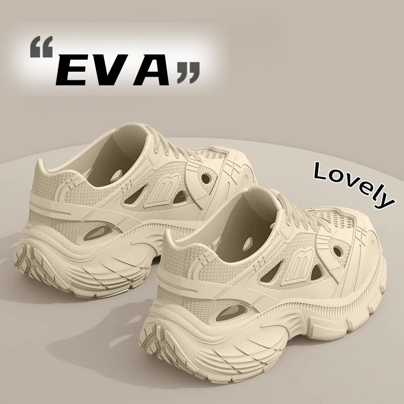 LucyBella66 รองเท้าแตะผู้หญิง รองเท้าชายหาด EVA นุ่มและทันสมัยรองเท้าแต มี 3 สีให้เลือก1751348897903