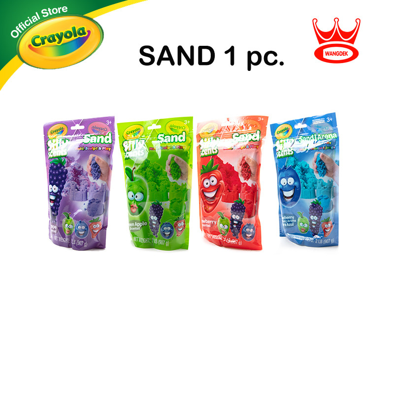 [1ชิ้น] Crayola Silly Scents 32oz Sand Bag เครโยล่า ถุงทรายหอม ขนาด 32ออนซ์ คละสี A1-2322