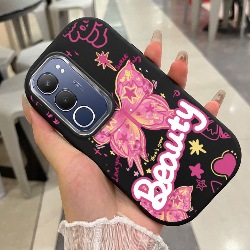 เคสสำหรับ VIVO Y19s Y29 5G เคสโทรศัพท์ผีเสื้อกันกระแทก