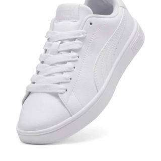 PUMA Kids รองเท้าผ้าใบ Ballkid สำหรับเด็กโต Unisex สีขาว - 40176501