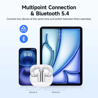 QCY Melobuds N50 True Wireless หูฟังไร้สาย In-Ear ตัดเสียงรบกวน ANC ไมค์ 6 ตัว AI ตัดเสียงรบกวน