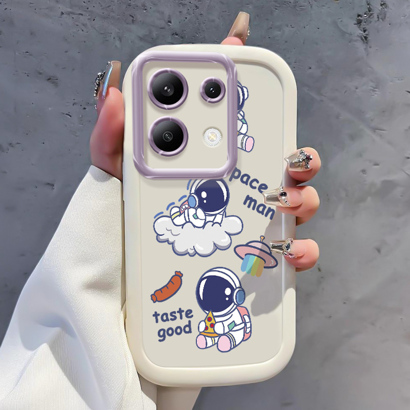 เคสสำหรับ Xiaomi Redmi Note 13 5G POCO X6 Neo 5G เคสโทรศัพท์มนุษย์อวกาศกันกระแทก