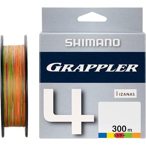 Shimano Pe Line Grappler 4 300M Ld-A72W 1.5 5 สี
