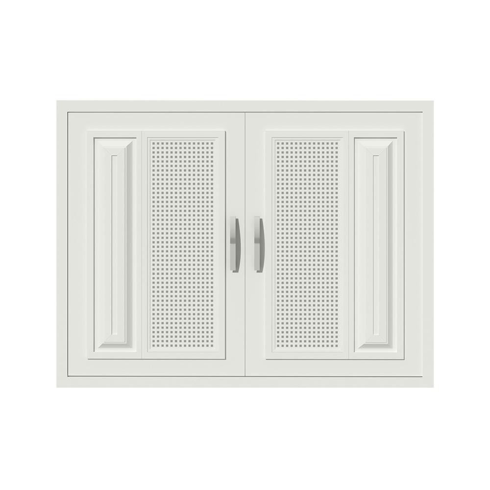 HomePro บานซิงค์คู่ PP  SQUARE 84X64 ซม. สีครีม แบรนด์ CABIN