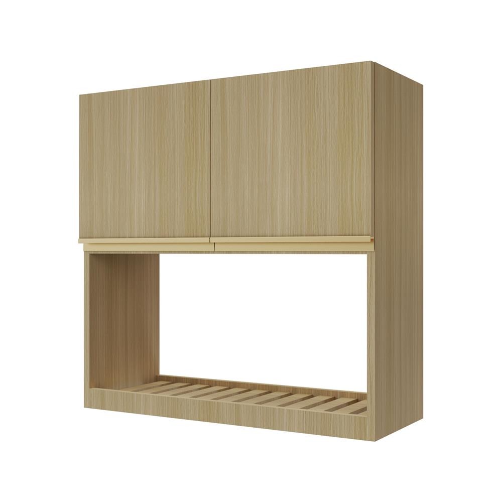 HomePro ตู้แขวนคว่ำจาน  SILKY WOODS 80x80 ซม. สีน้ำตาล แบรนด์ JUPITER