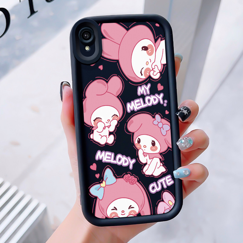 เคสสำหรับ VIVO Y91C Y90 Y1s เคสโทรศัพท์กระต่ายน่ารักสามสีซิลิโคนกันกระแทก
